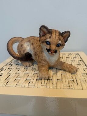 Lenox Florida Panther Cub Porcelain Figurine Smithsonian  1991